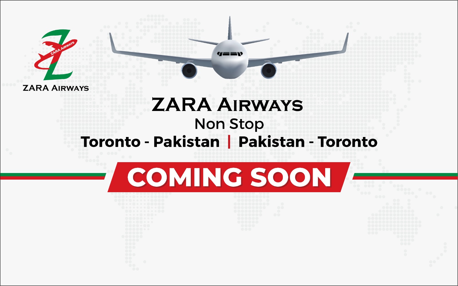 Zara Airways Coming Soon 